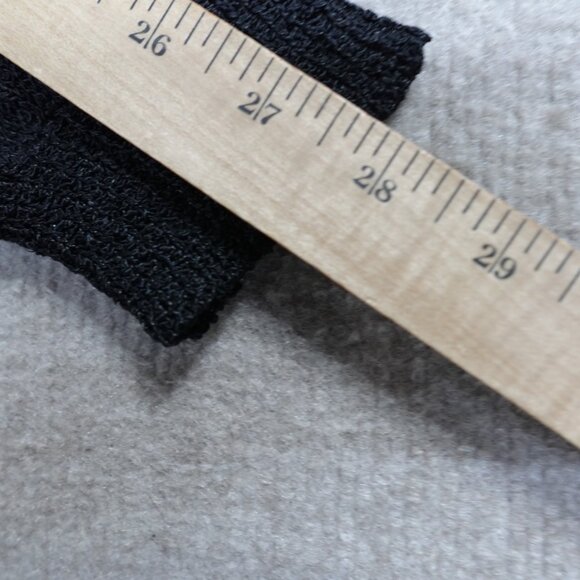 French French Rags Womens Sweater 2 Black Pullover Raglan Made in USA - Picture 11 of 11